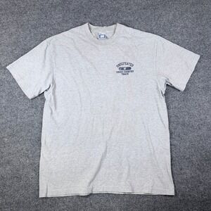 Undefeated T Shirt Mens L Gray Cross Country Tack University College Made in USA